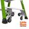 19702 บันไดไฟเบอร์กลาส 2' (1.19 ม.) ไม่มีขาค้ำ SAFETY CAGE 2.0 No.19702 LITTLE GIANT